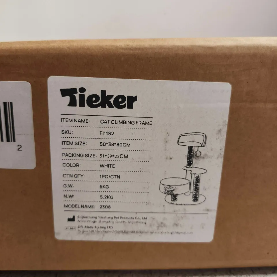 BOXED TIEKER CAT CLIMBING FRAME