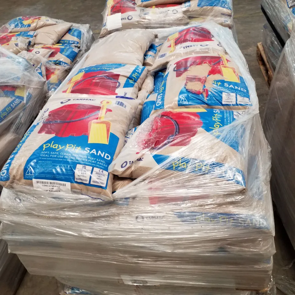 2 PALLETS EACH CONTAINING APPROXIMATELY 35 BAGS OF PLAY SAND