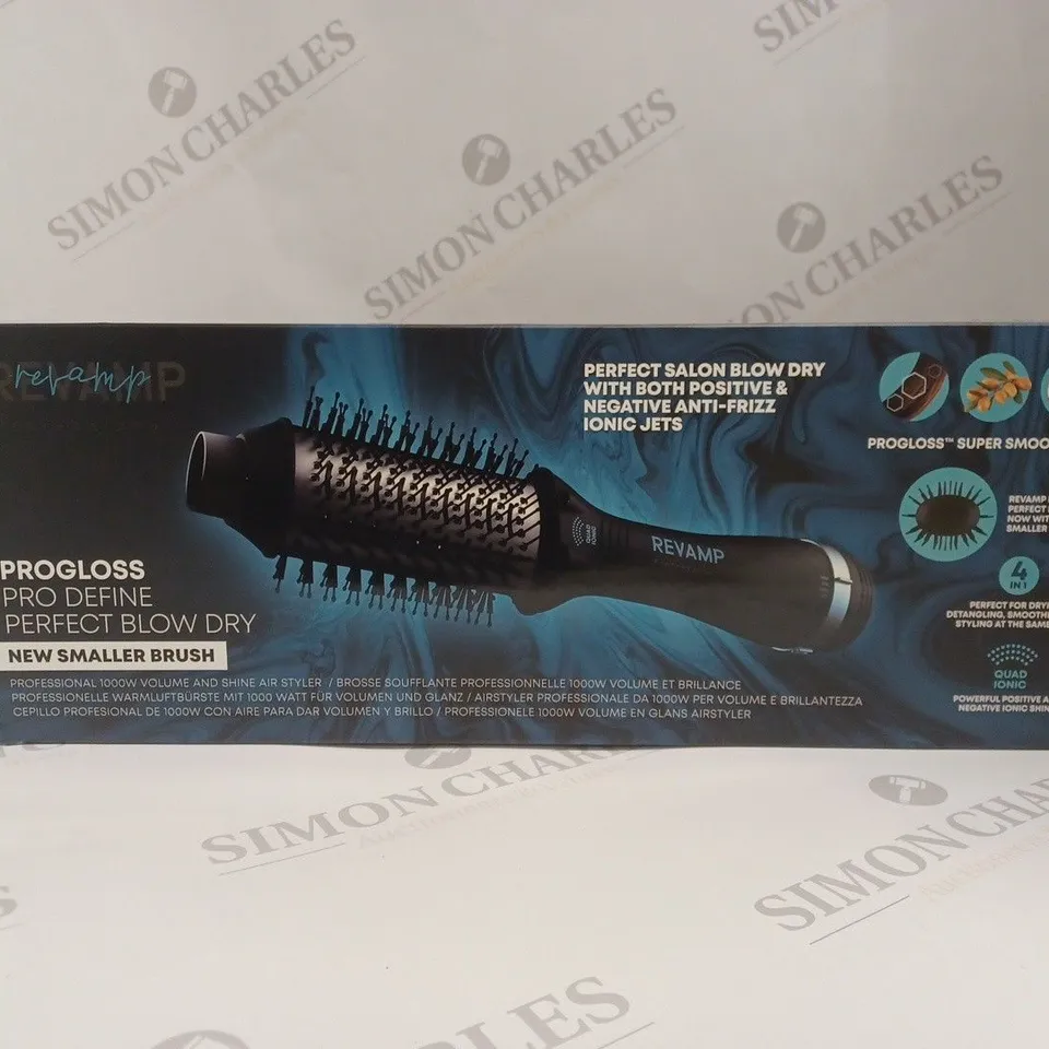 REVAMP PROGLOSS PERFECT BLOW DRY VOLUME & SHINE AIR STYLER RRP £59.99