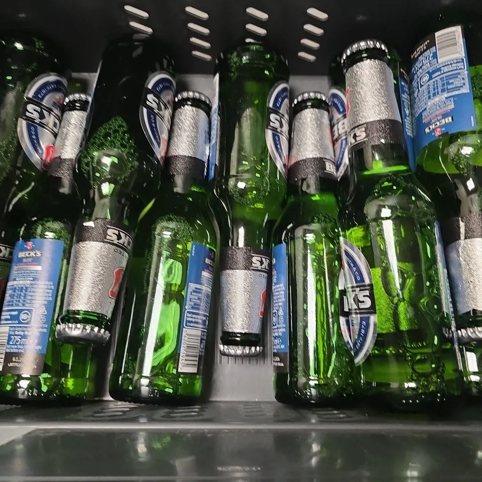 APPROXIMATELY 10 BECKS BLUE ALCOHOL FREE DRINK