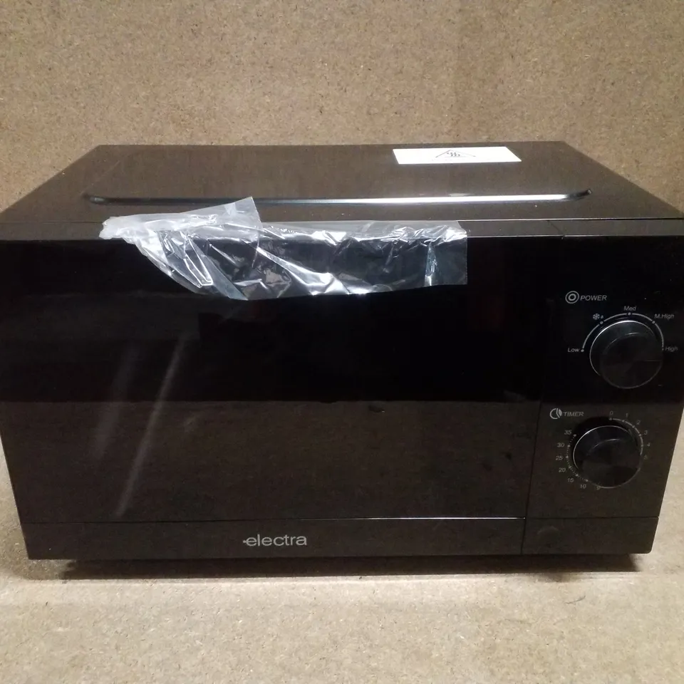 BOXED ELECTRA MWSM20LB MICROWAVE OVEN - BLACK