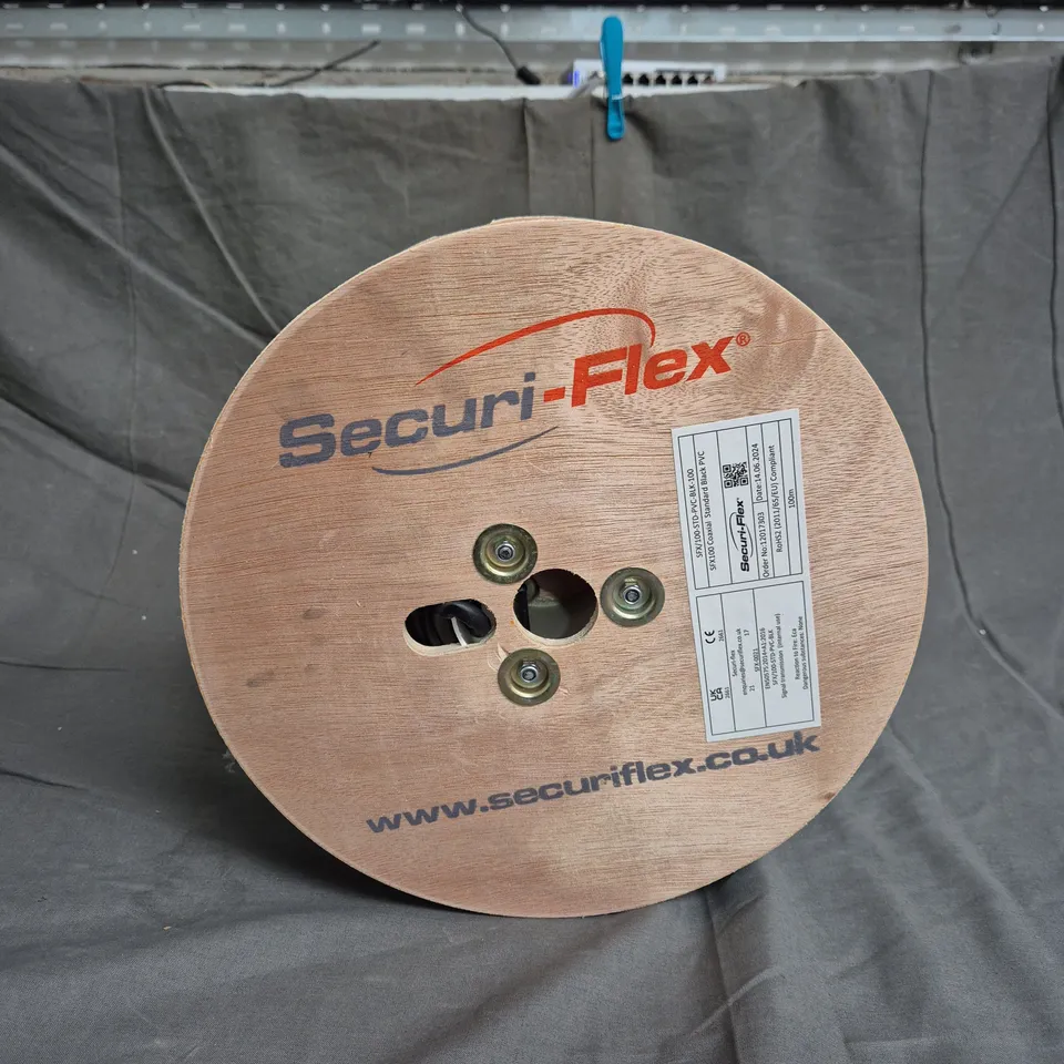 SECURI-FLEX SFX/100 COAXIAL STANDARD BLACK PVC - 100M