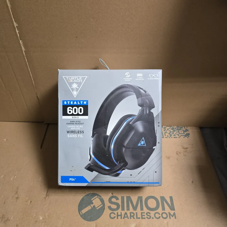 TURTLE BEACH STEALTH 600 GEN 2 WIRELESS GAMING HEADSET – PS4 (BOXED)