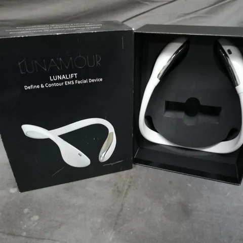 LUNAMOUR LUNALIFT DEFINE & CONTOUR EMS FACIAL DEVICE – BOXED