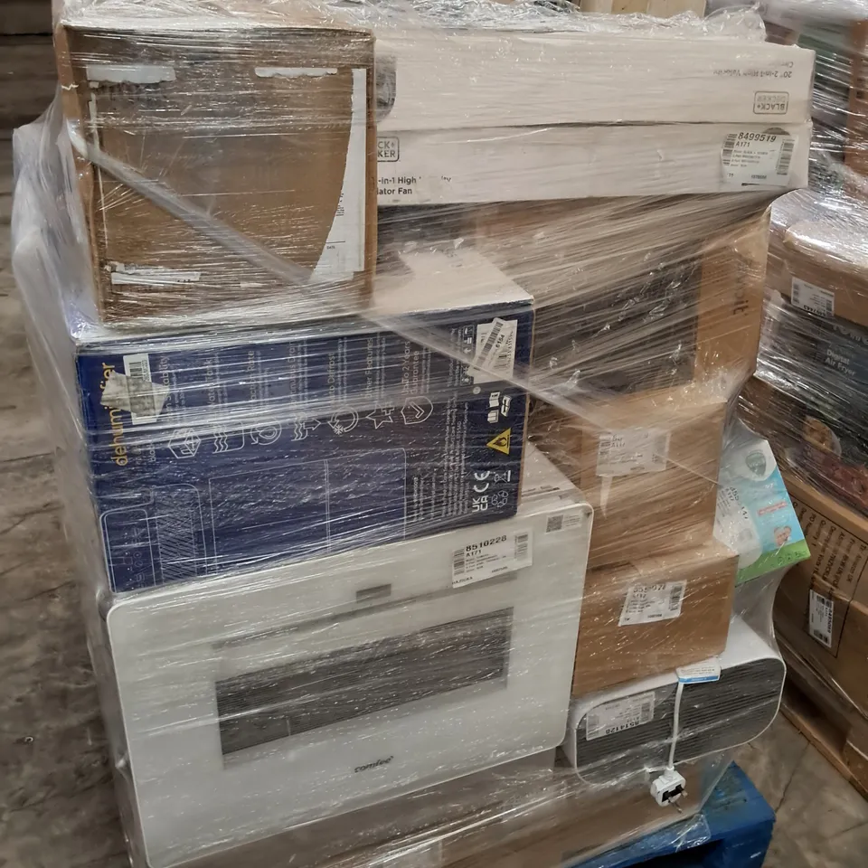 PALLET OF APPROXIMATELY 27 UNPROCESSED RAW RETURN HOUSEHOLD AND ELECTRICAL GOODS TO INCLUDE;