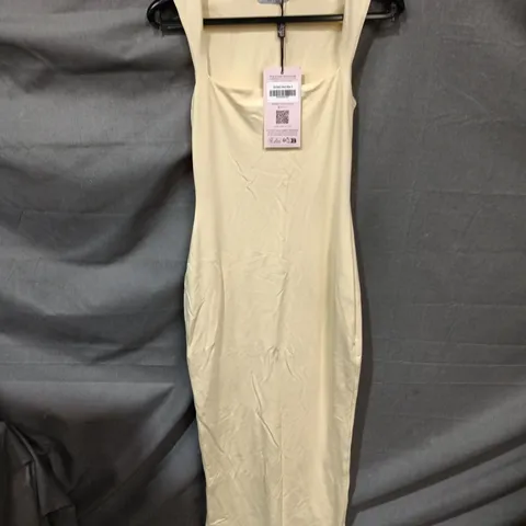 OH POLLY CREAM SLEEVELESS MAXI DRESS UK 8 (US 4)