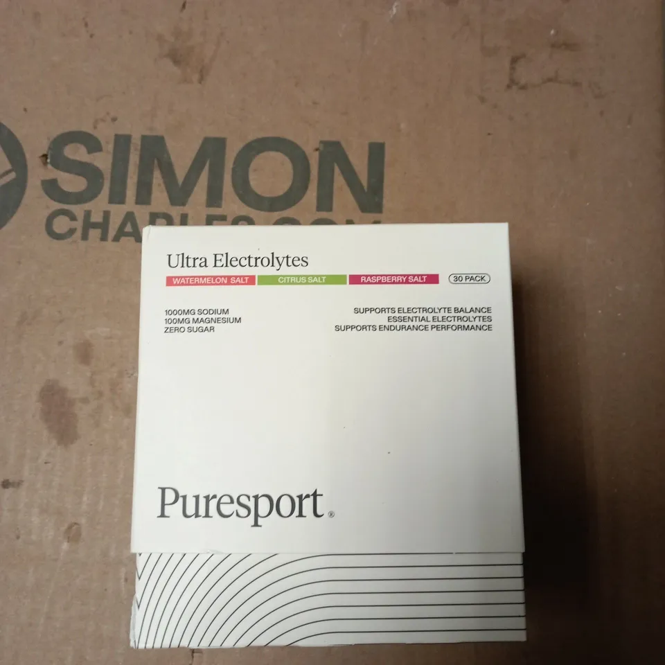 PURESPORT ULTRA ELECTROLYTES – 30 PACK (WATERMELON, CITRUS & RASPBERRY SALT)