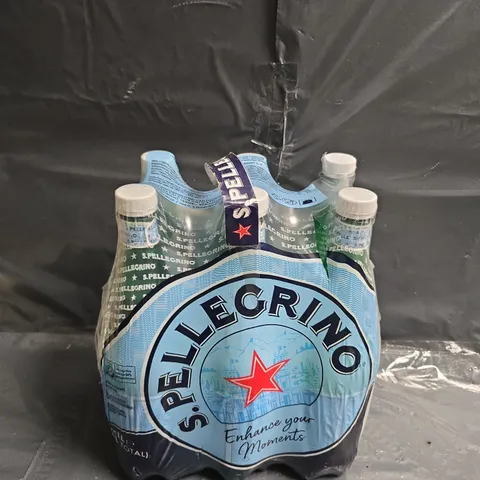 PELLEGRINO SPARKLING NATURAL MINERAL WATER – 6 X 750ML BOTTLES