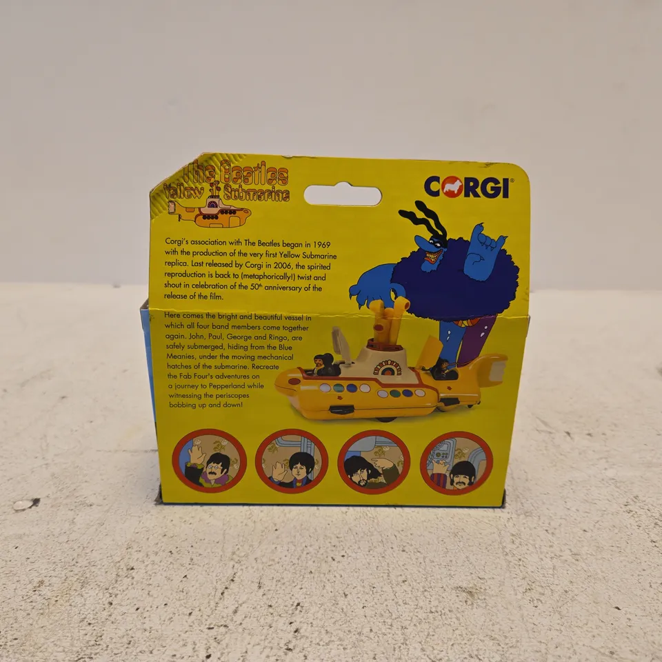 CORGI THE BEATLES YELLOW SUBMARINE SUBMARINE TOY (BOXED)