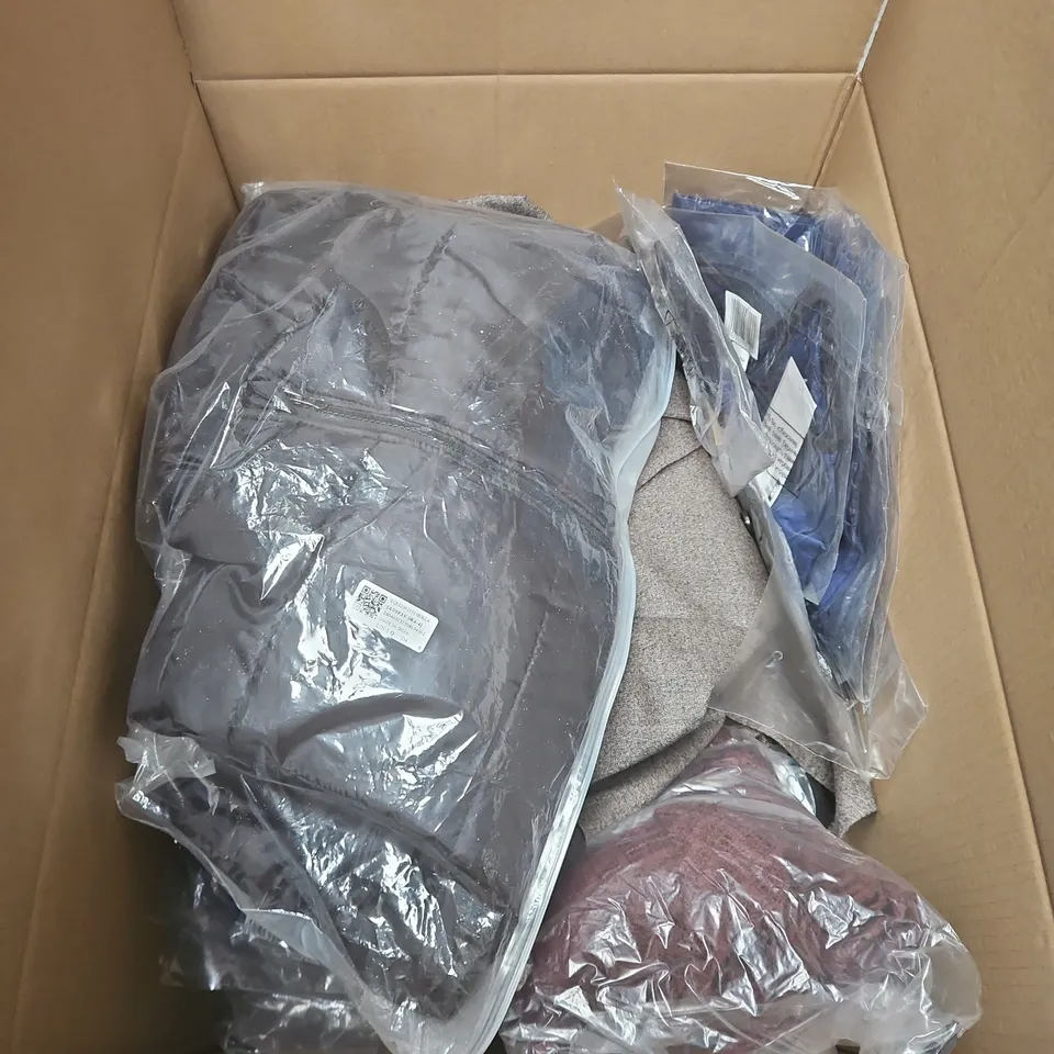 APPROXIMATELY 20 ASSORTED CLOTHING PRODUCTS IN VARIOUS STYLES & SIZES TO INCLUDE PANTS, T-SHIRTS, DRESSES ETC