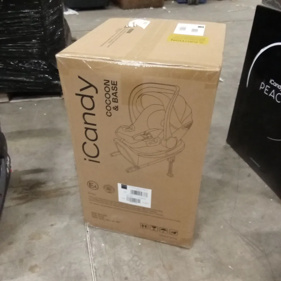 BOXED ICANDY COCOON CAR SEAT AND BASE 