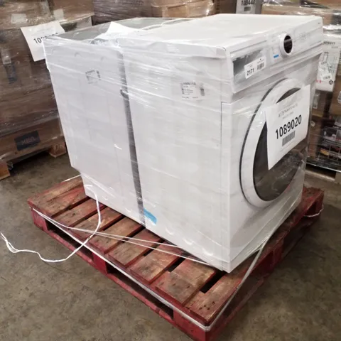 HOTPOINT BI WMHG 91484 UK BUILT-IN WASHING MACHINE AND MIDEA 7KG FREESTANDING WASHING MACHINE WHITE - UNPROCESSED RAW RETURNS
