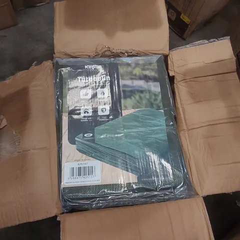 BOX OF APPROXIMATELY 11 KEPLIN TARPAULINS