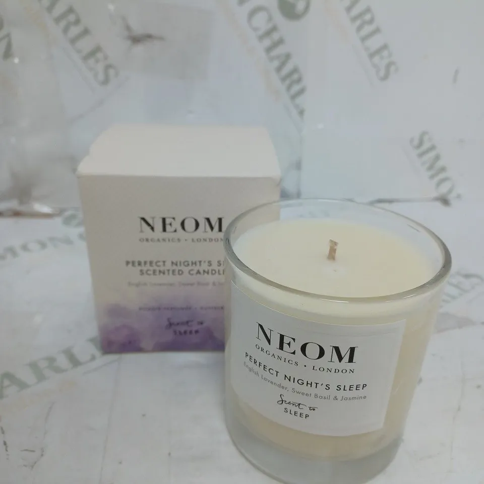 NEOM ORGANICS LONDON – TRANQUILLITY SCENTED CANDLE – SCENT TO SLEEP (1 WICK)