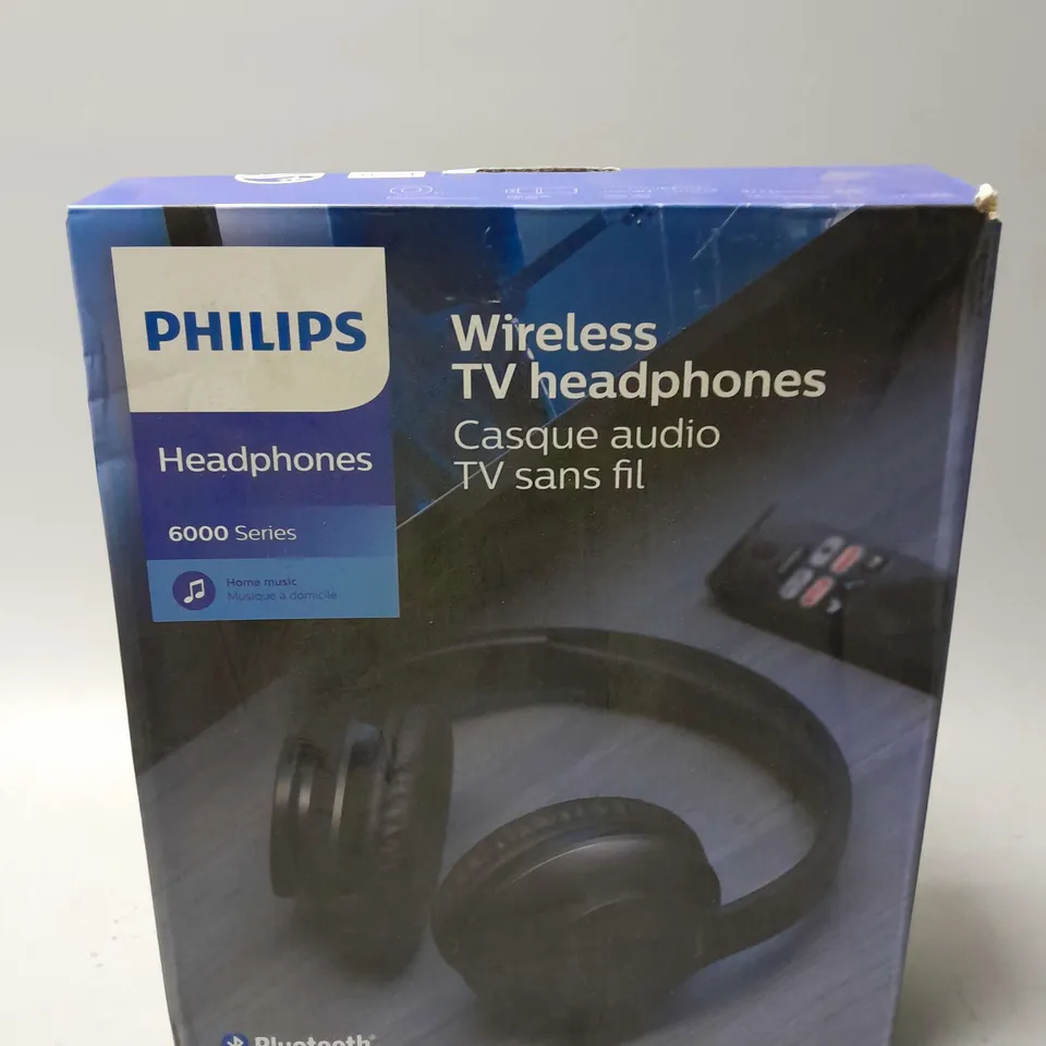 BOXED PHILIPS 6000 HEADPHONES IN BLACK