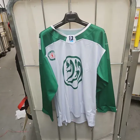 ALGERIA OFFICIAL HOCKEY JERSEY β WHITE & GREEN
