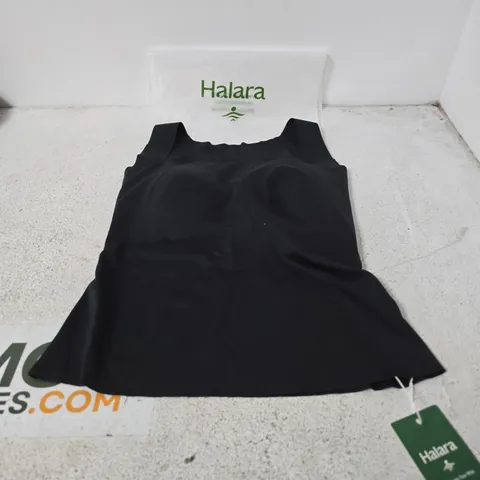 HALARA BLACK SLEEVELESS TOP β UK SIZE M