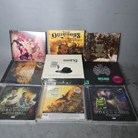 TOTE OF APPROXIMATELY 20 ASSORTED CD'S TO INCLUDE - THE QUIREBOYS , MINSTRY OF SOUND 2000 - 2009 ETC