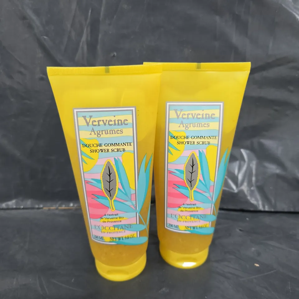 L'OCCITANE SPARKLING CITRUS VERBENA SCRUB DUO