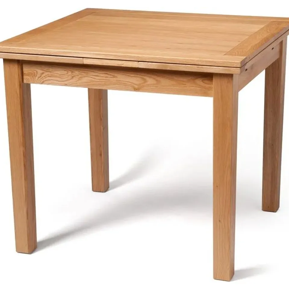 BOXED HATCHER EXTENDABLE DINING TABLE - OAK (1 BOX)