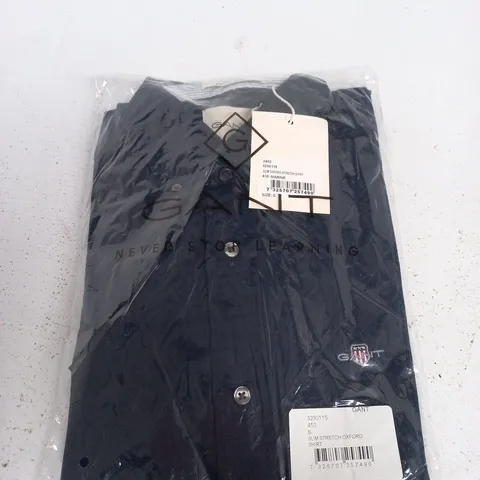 GANT SLIM STRETCH OXFORD SHIRT – NAVY – UK S