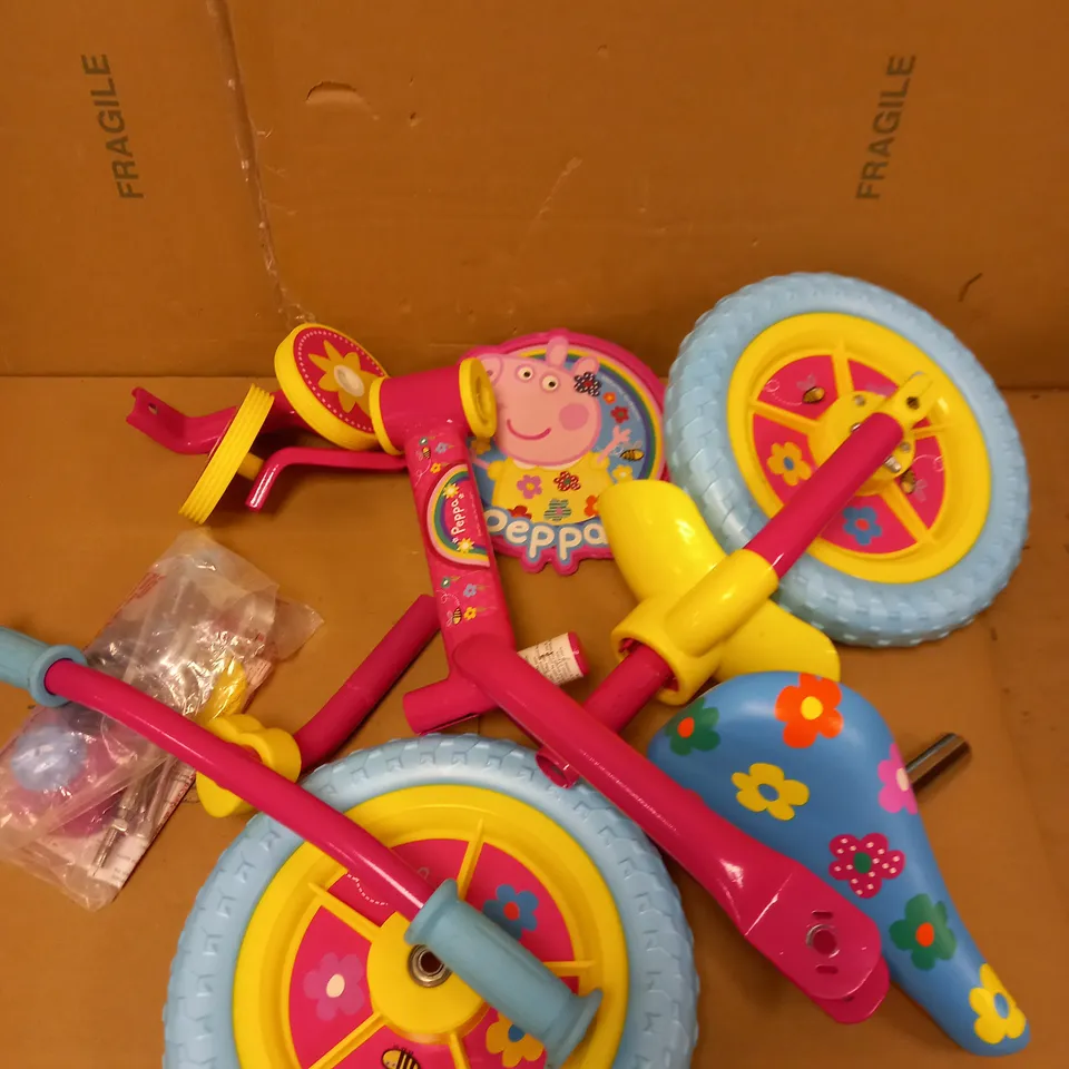 PEPPA PIG CHILDRENS TRAINING BICYCLE 