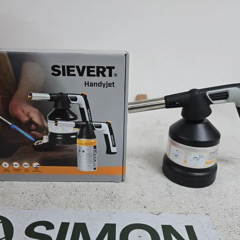SIEVERT HANDYJET HANDHELD TORCH WITH GAS CANISTER – BOXED