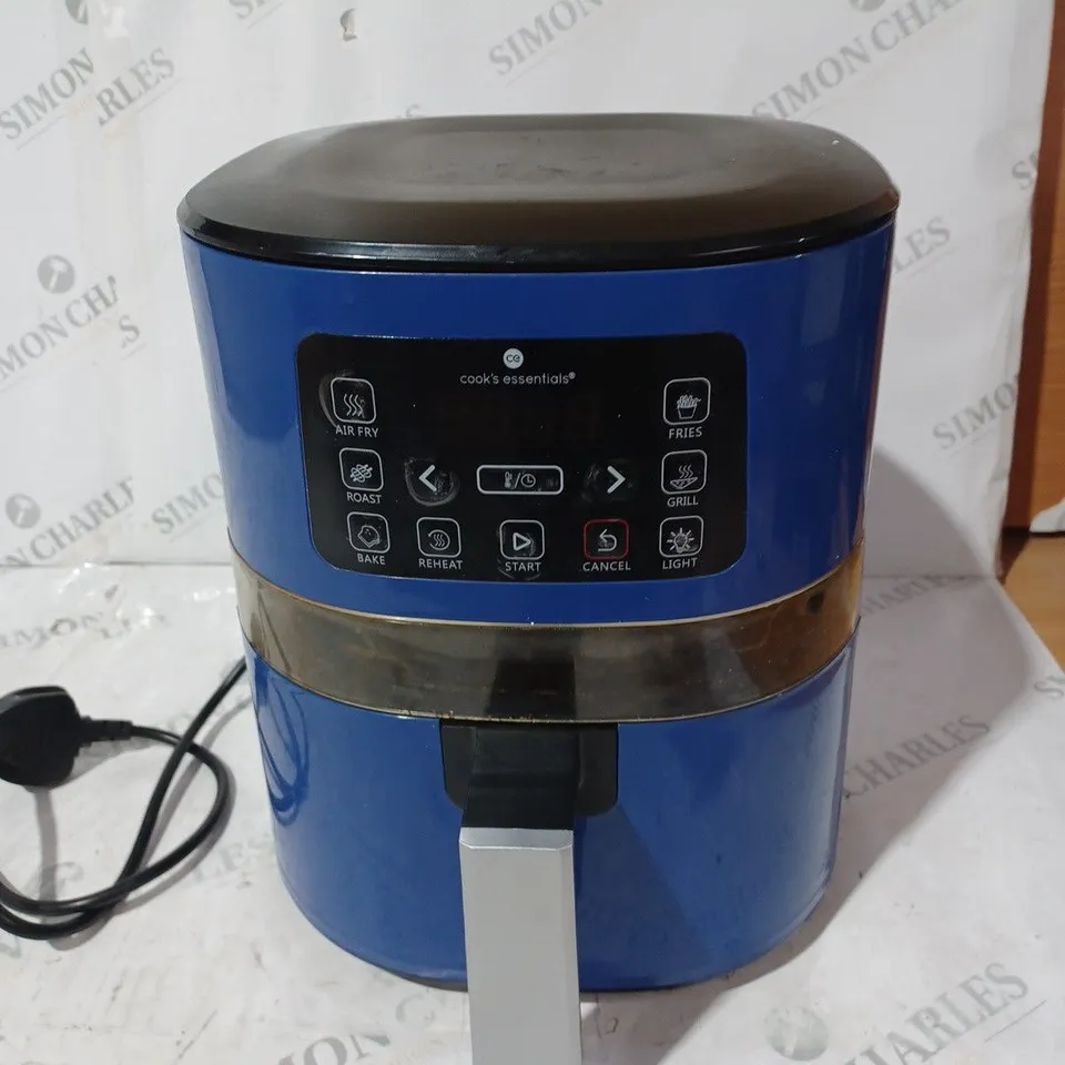 COOK'S ESSENTIALS 4.0L AIR FRYER - SAPPHIRE