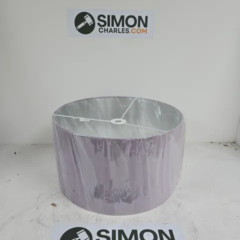 LAVENDER DRUM LAMPSHADE FOR CEILING PENDANT