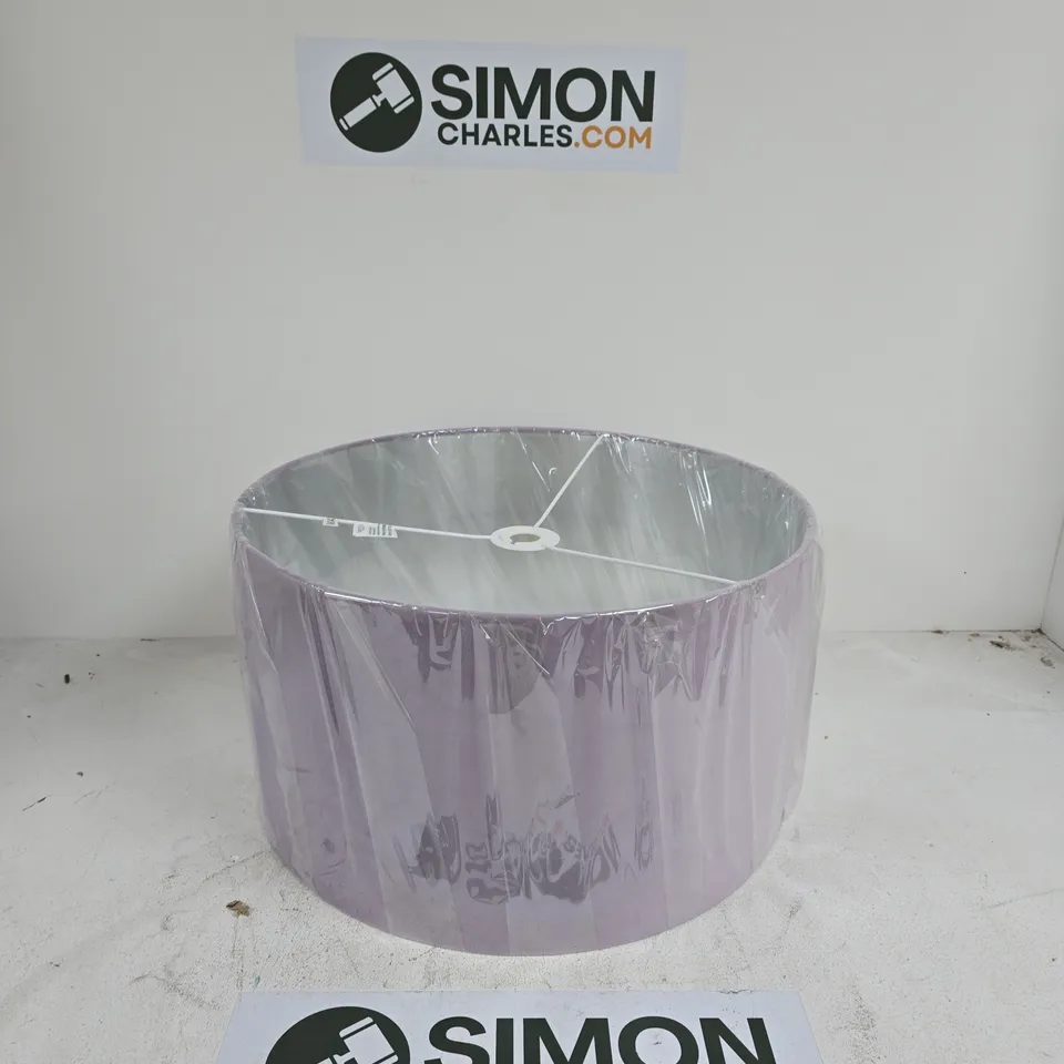 LAVENDER DRUM LAMPSHADE FOR CEILING PENDANT