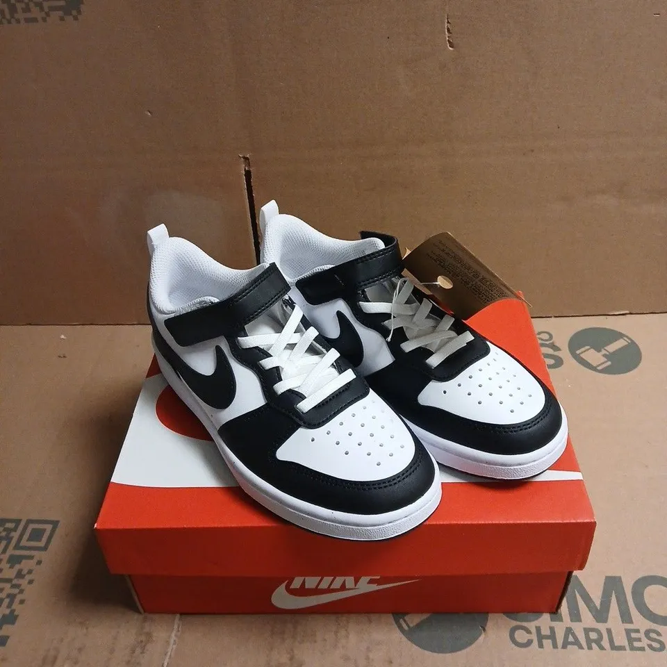 NIKE SNEAKERS – BLACK & WHITE, BOXED UK SIZE 1