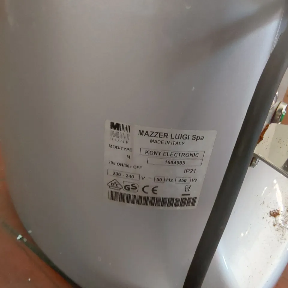 MAZZER LUIGI SPA COMMERCIAL COFFEE GRINDER 