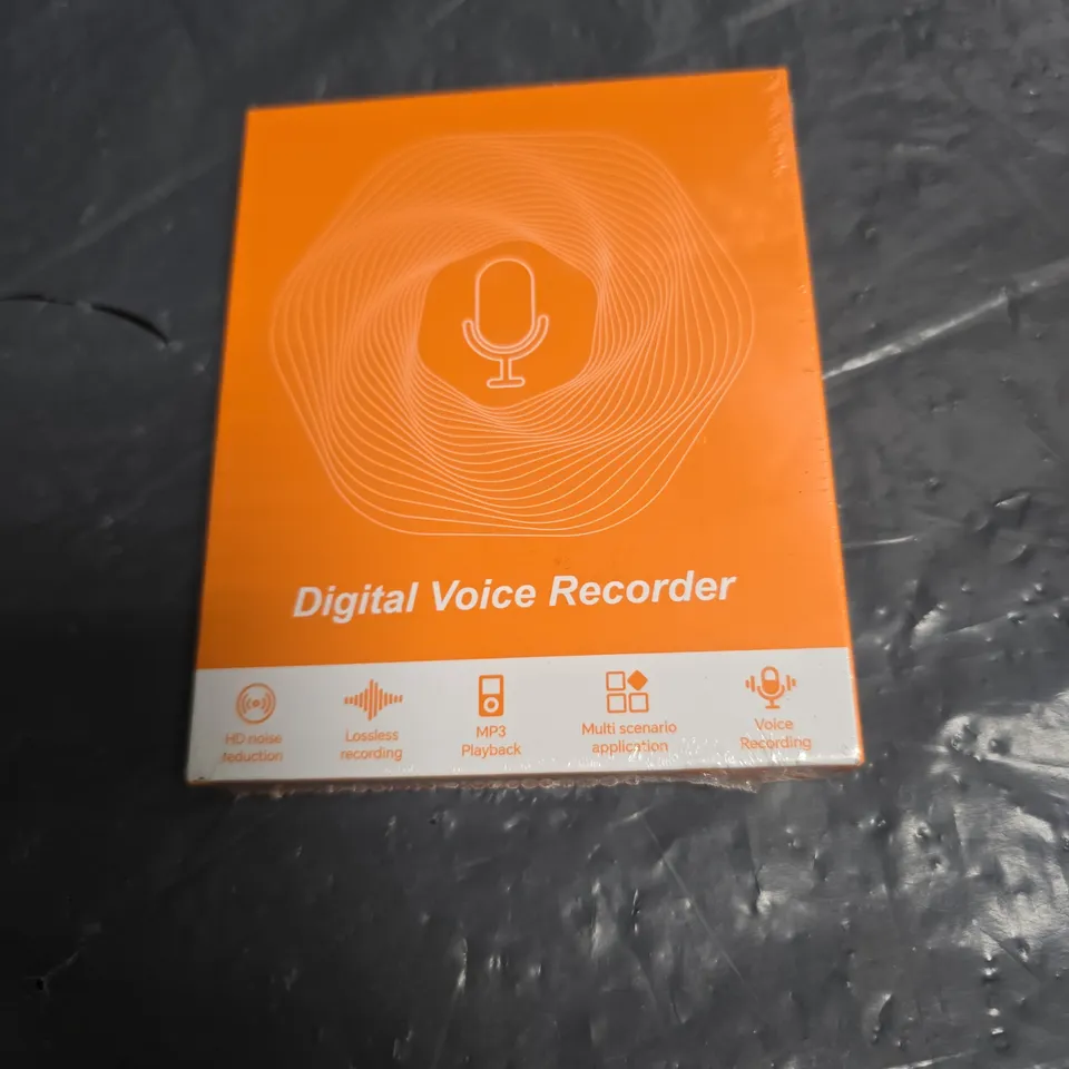 DIGITAL VOICE RECORDER – PORTABLE AUDIO (ORANGE PACKAGING)