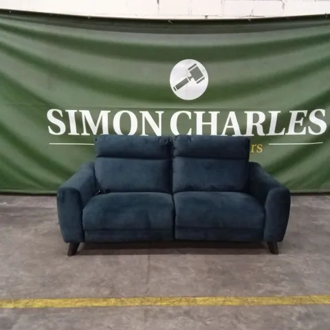 QUALITY DESIGNER ITALIAN MADE TIZZOLO 3 SEATER POWER RECLINER FABRIC SOFA