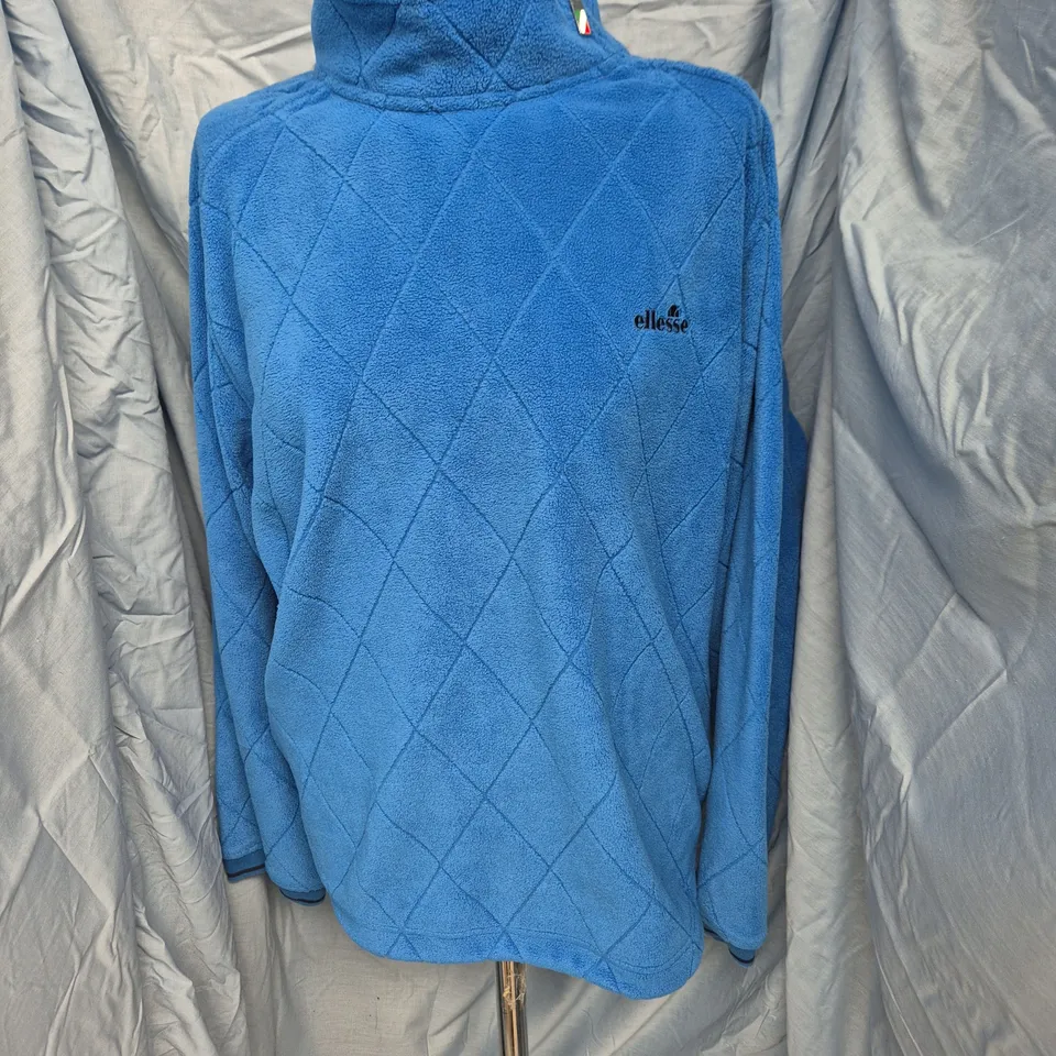 ELLESSE BLUE FLEECE JUMPER (UK SIZE L)
