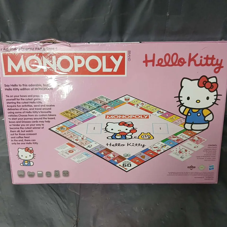 BOXED HELLO KITTY MONOPOLY SET