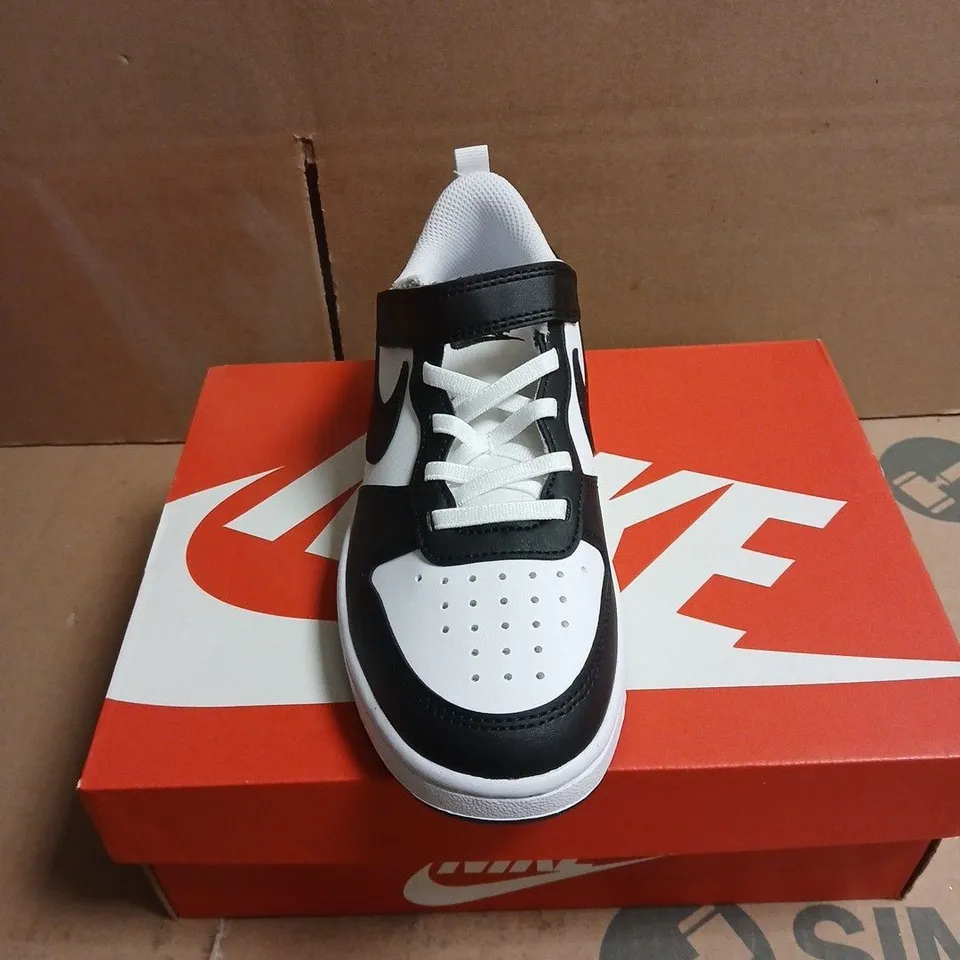NIKE SNEAKERS – BLACK & WHITE, BOXED UK SIZE 1