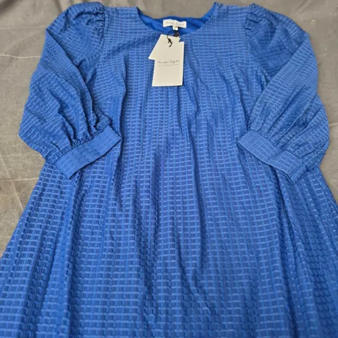 PHASE EIGHT DANNIE DRESS – UK 14 – BLUE