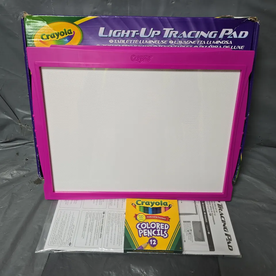 BOXED CRAYOLA LIGHT-UP TRACING PAD 
