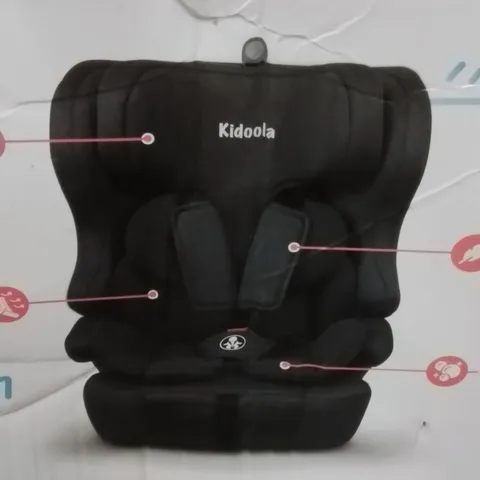 BOXED KIDOOLA CHILDREN'S CAR SEAT