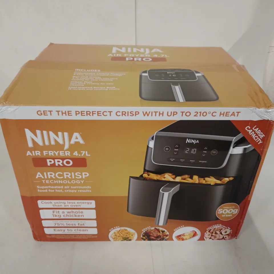 NINJA AIR FRYER PRO 4.7L AF140UK – BOXED