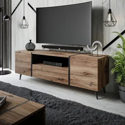 BOXED DOLE TV STAND FOR TVS UP TO 65" (3 BOXES)