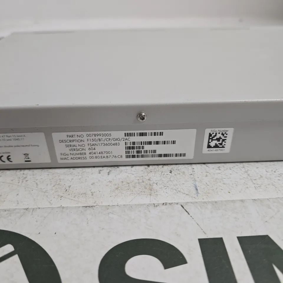 ADVA F150 BT/CP/GIG/2AC NETWORK APPLIANCE – ENTERPRISE NETWORKING