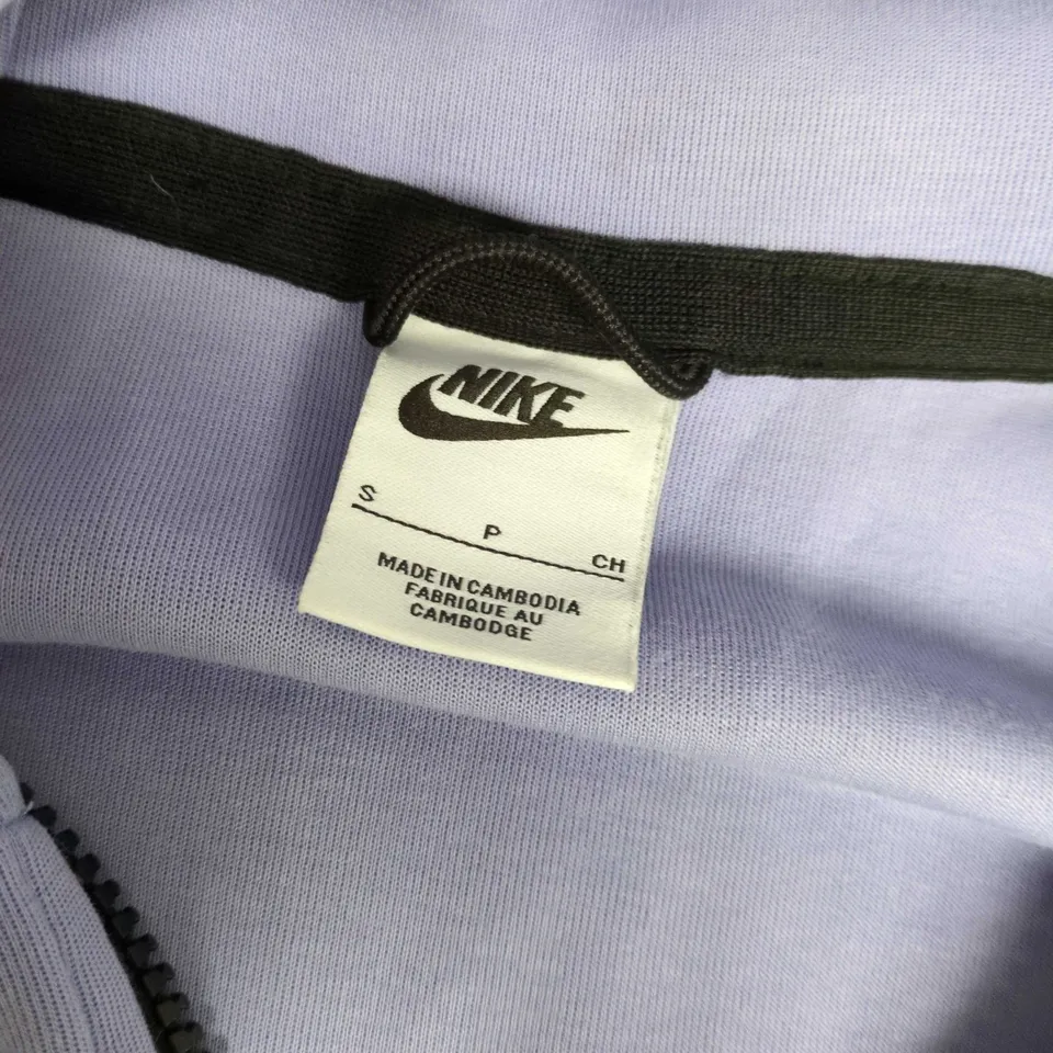 NIKE ZIP HOODIE IN LILAC - SMALL