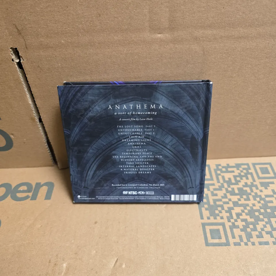 ANATHEMA A SORT OF HOMECOMING 2 CD + DVD SET