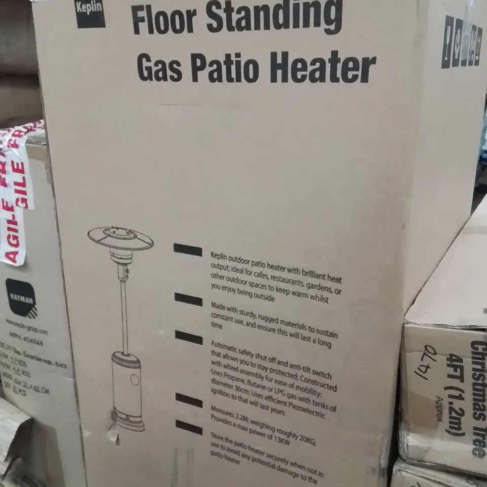 BOXED KEPLIN FLOOR STANDING PATIO HEATER