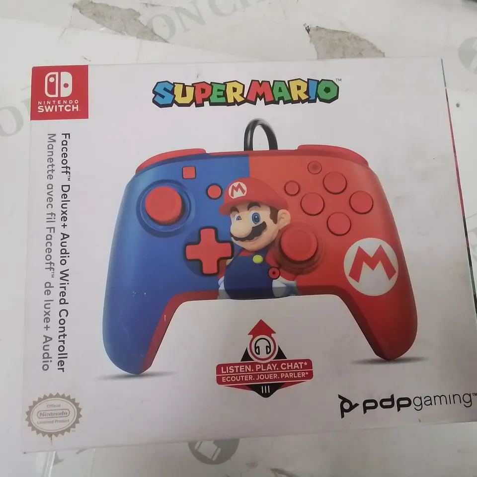 BOXED NINTENDO SWITCH MARIO CONTROLLER 