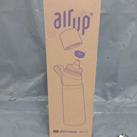 SEALED AIR UP STEEL BOTTLE IN PITCH BLACK 850ML