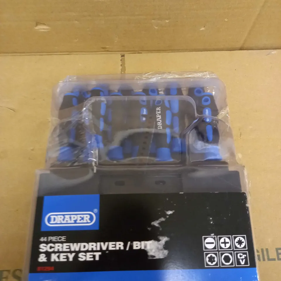 DRAPER SCREWDRIVER/BIT & KEY SET