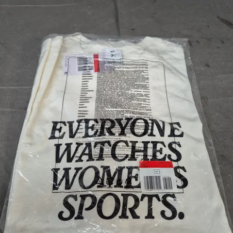 NIKE MENS WHITE T‑SHIRT – UK L